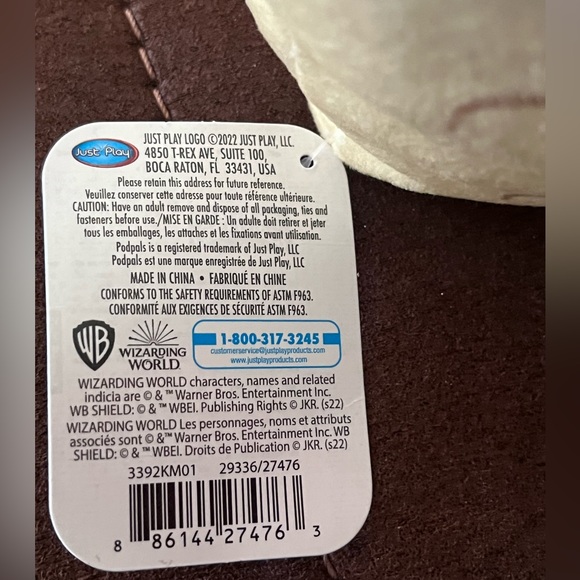 NWT Wizarding World Harry Potter Draco Malfoy Stuffed Toy - Picture 5 of 11